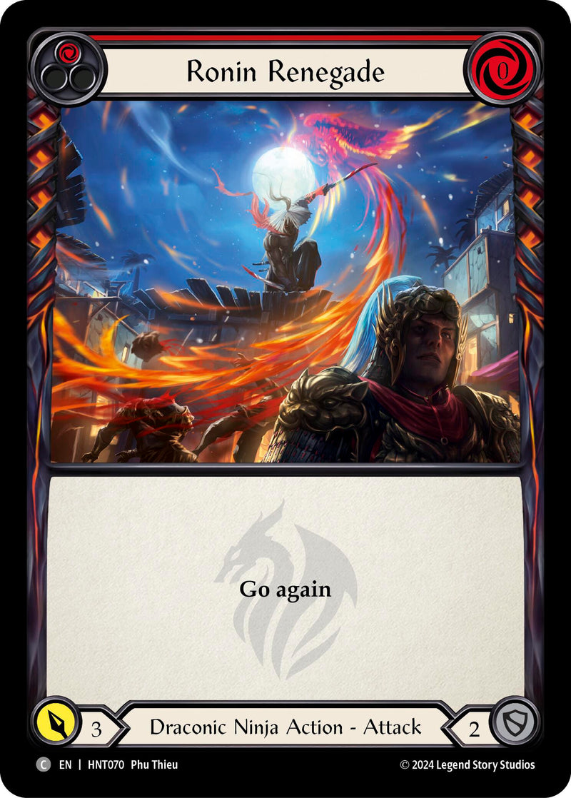 Ronin Renegade (Red) [HNT070] (The Hunted) - Evolution TCG