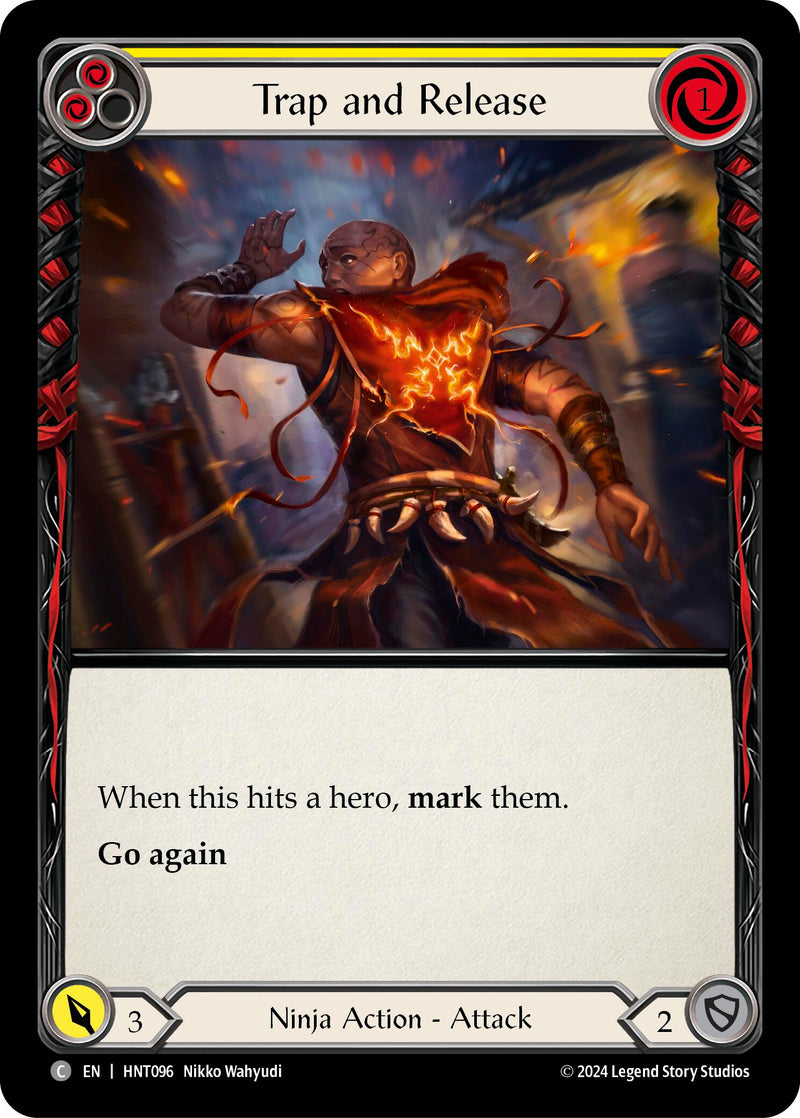 Trap and Release (Yellow) [HNT096] (The Hunted) - Evolution TCG