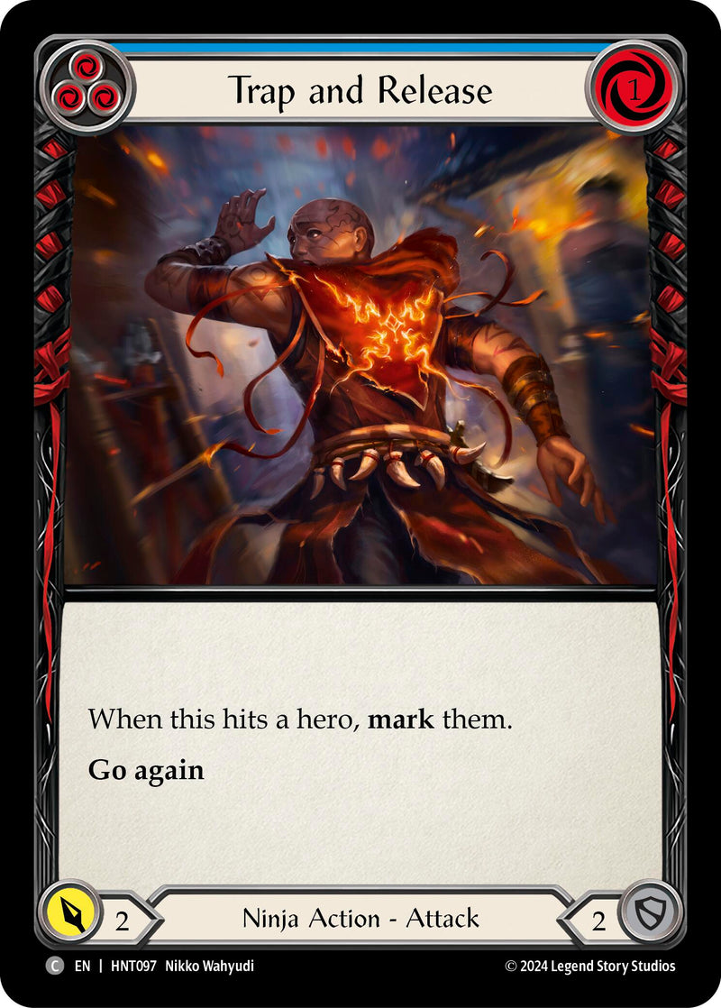 Trap and Release (Blue) [HNT097] (The Hunted) - Evolution TCG