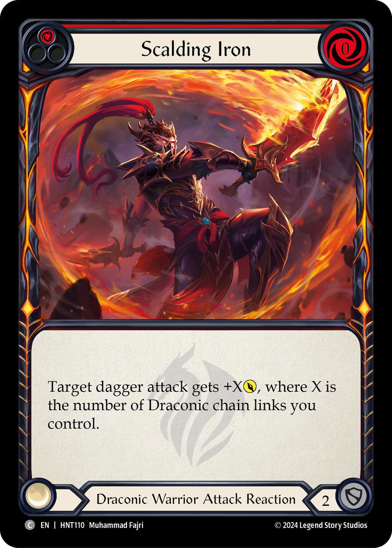 Scalding Iron (Red) [HNT110] (The Hunted) - Evolution TCG