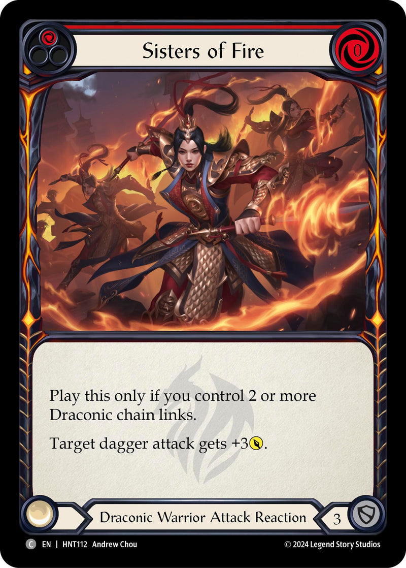 Sisters of Fire (Red) [HNT112] (The Hunted) - Evolution TCG