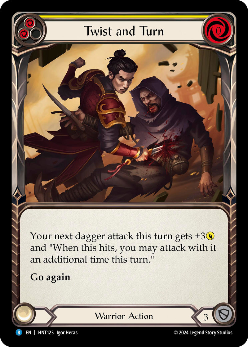 Twist and Turn (Yellow) [HNT123] (The Hunted) - Evolution TCG