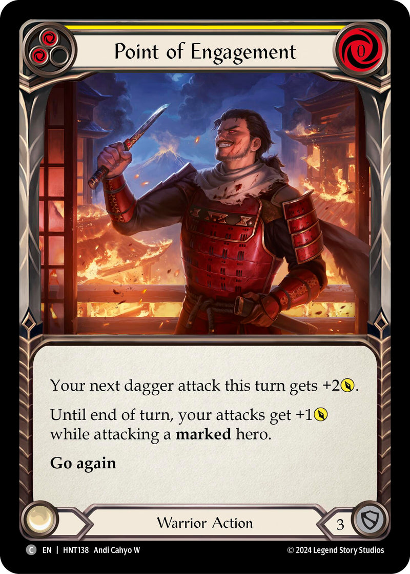 Point of Engagement (Yellow) [HNT138] (The Hunted) - Evolution TCG
