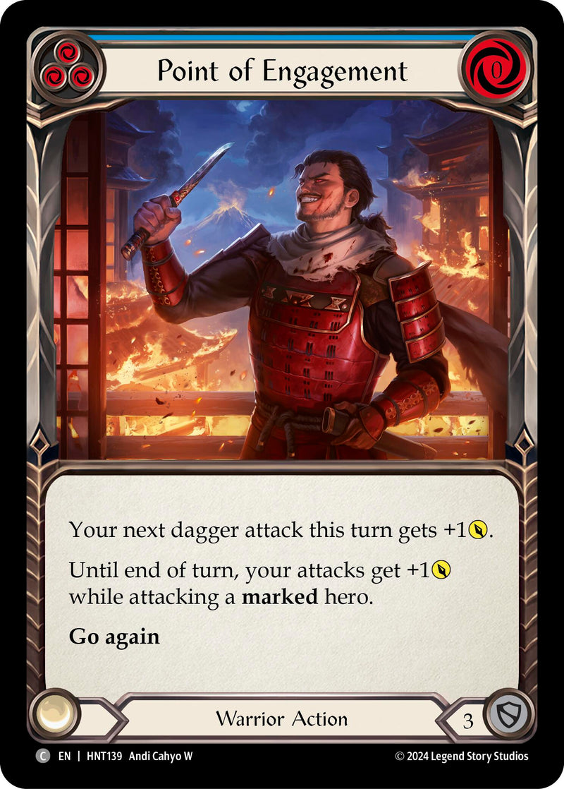 Point of Engagement (Blue) [HNT139] (The Hunted) - Evolution TCG