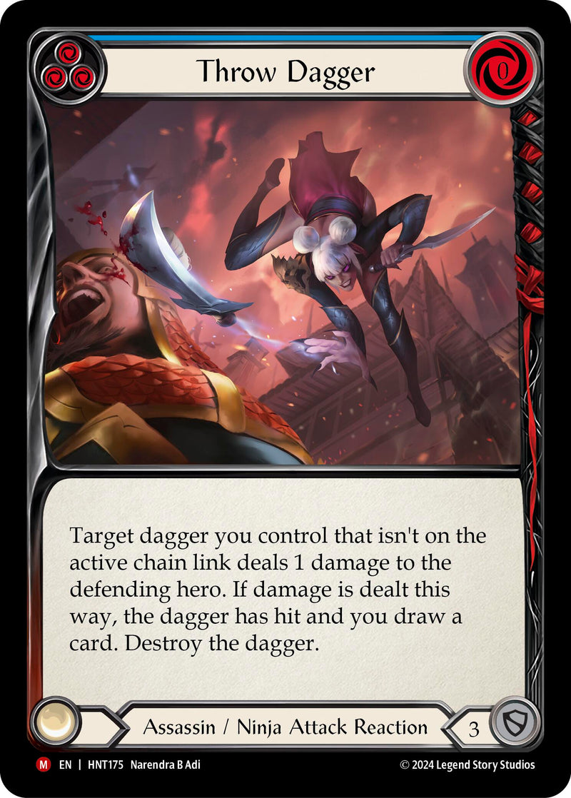 Throw Dagger [HNT175] (The Hunted) - Evolution TCG