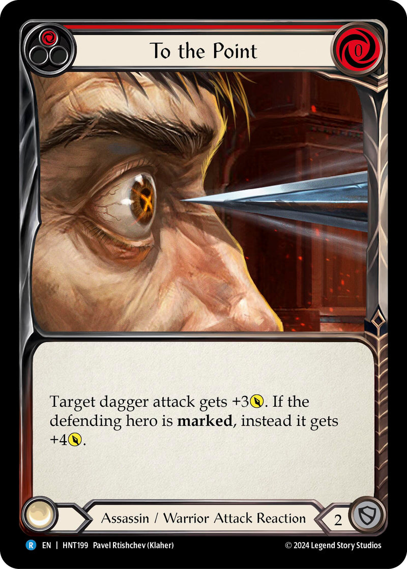To the Point (Red) [HNT199] (The Hunted) - Evolution TCG