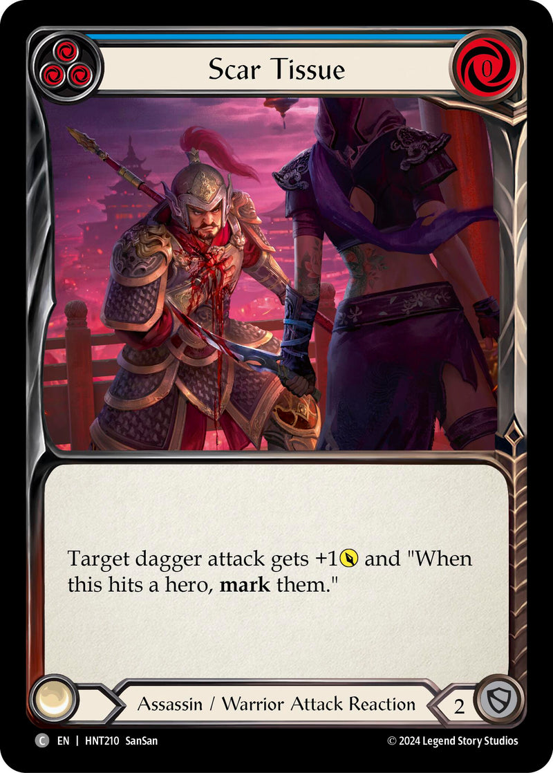 Scar Tissue (Blue) [HNT210] (The Hunted) - Evolution TCG