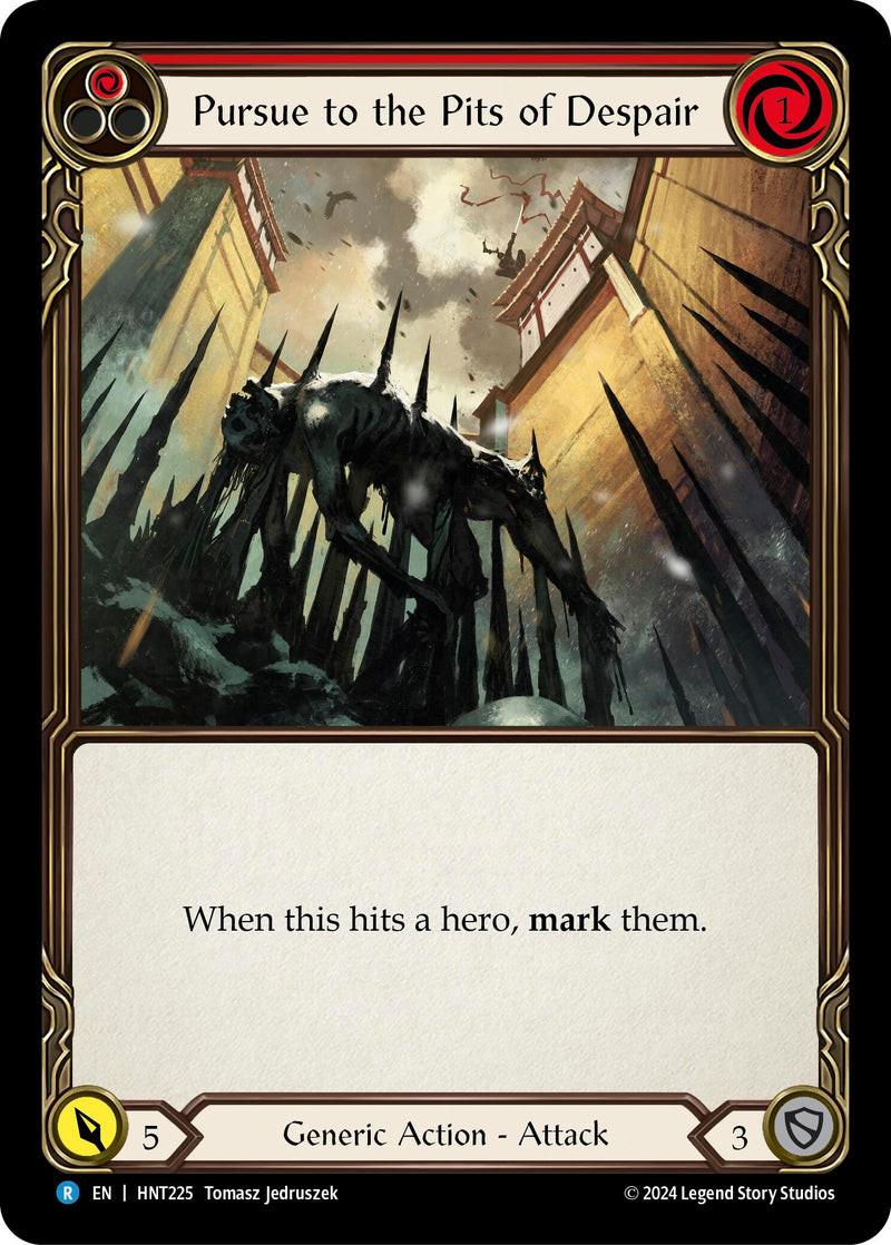 Pursue to the Pits of Despair (Red) [HNT225] (The Hunted) - Evolution TCG