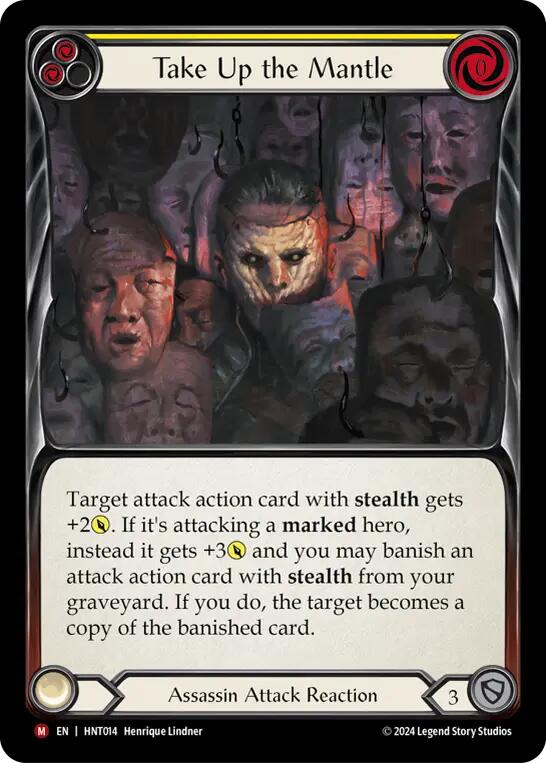Take Up the Mantle [HNT014] (The Hunted) - Evolution TCG