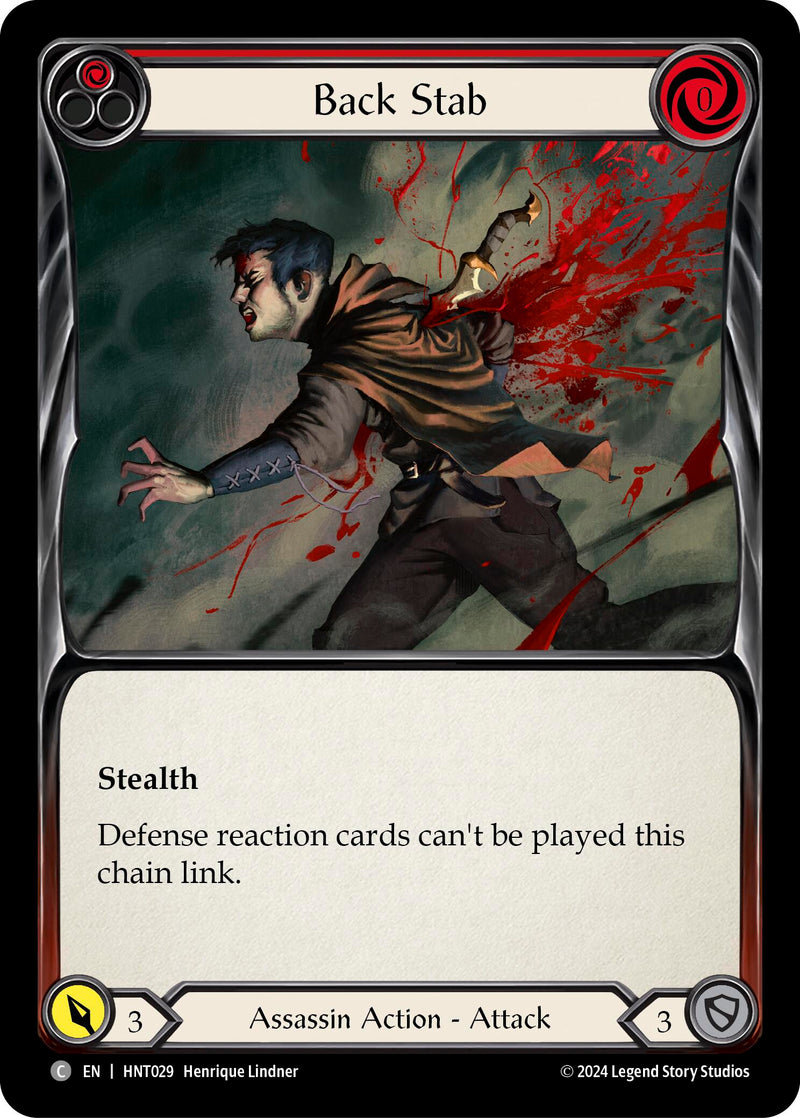 Back Stab (Red) [HNT029] (The Hunted) - Evolution TCG