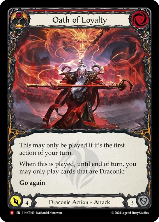 Oath of Loyalty [HNT149] (The Hunted) - Evolution TCG