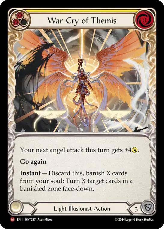 War Cry of Themis [HNT257] (The Hunted) - Evolution TCG