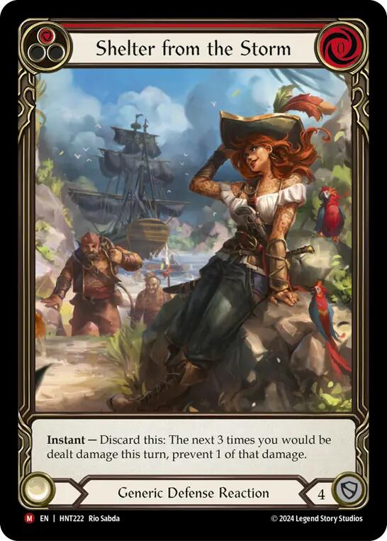 Shelter from the Storm (Extended Art) [HNT222] (The Hunted)  Rainbow Foil - Evolution TCG