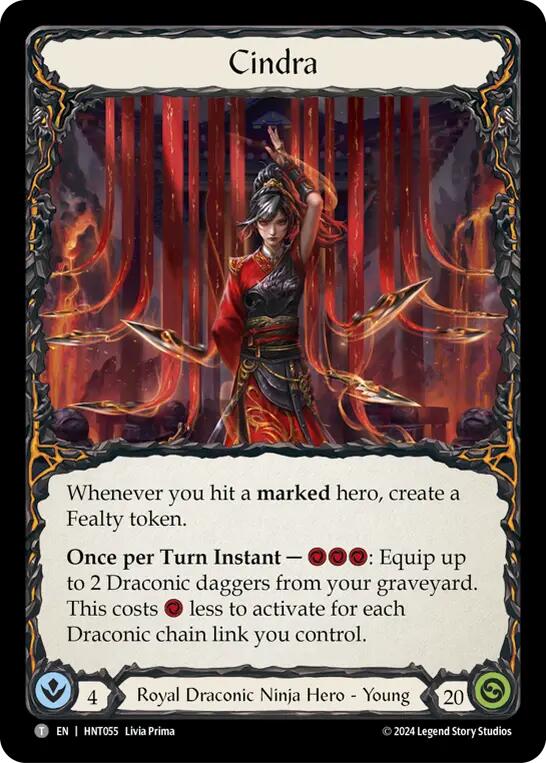 Arakni, Web of Deceit // Cindra [HNT002//HNT055] (The Hunted) - Evolution TCG