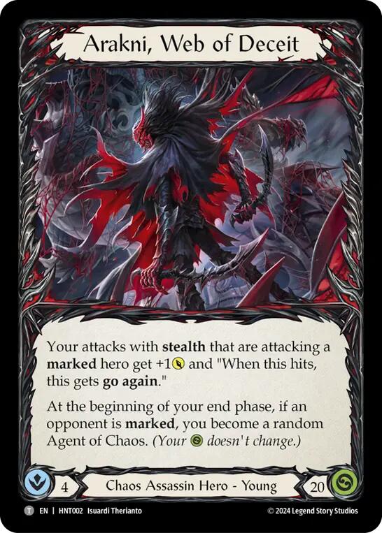 Arakni, Web of Deceit // Fang [HNT002//HNT099] (The Hunted) - Evolution TCG