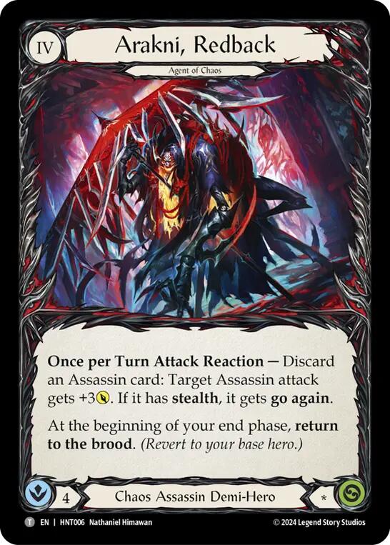 Arakni, Orb-Weaver // Arakni, Redback [HNT005//HNT006] (The Hunted) - Evolution TCG