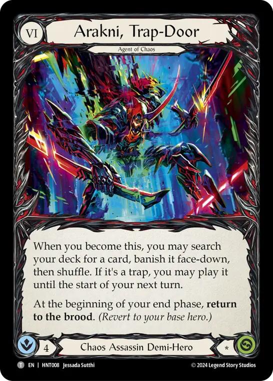 Arakni, Tarantula // Arakni, Trap-Door [HNT007//HNT008] (The Hunted) - Evolution TCG