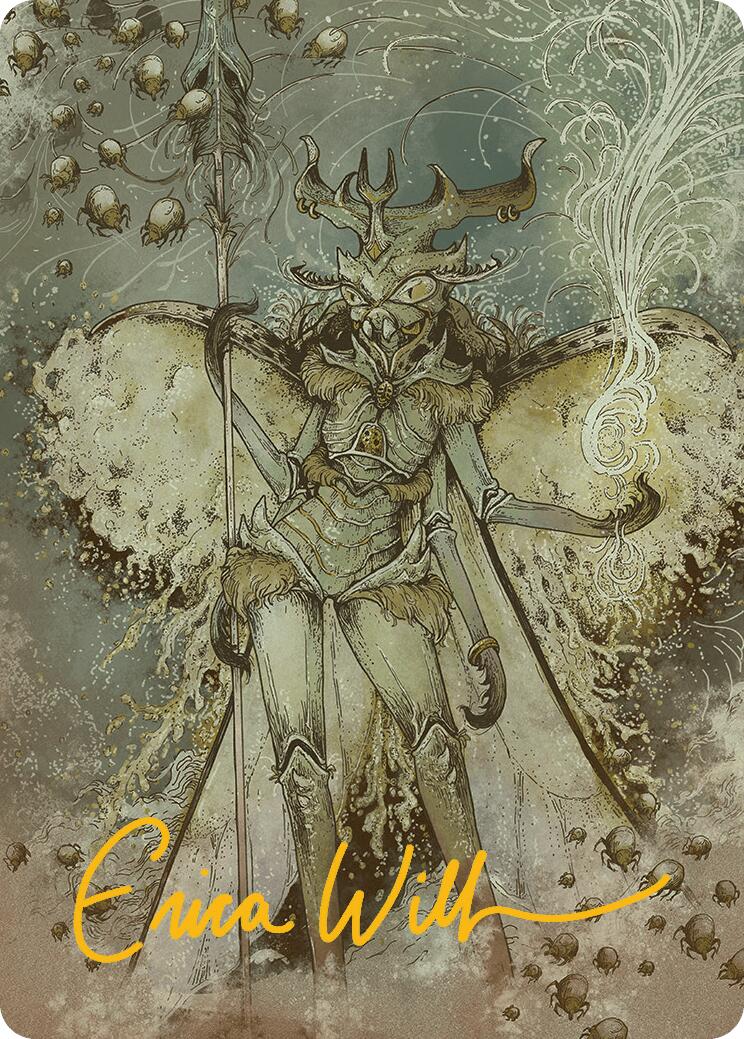 Aatchik, Emerald Radian Art Card (6/54) (Gold-Stamped Signature) [Aetherdrift Art Series] - Evolution TCG