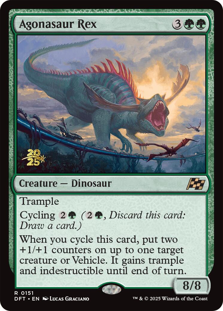 Agonasaur Rex [Aetherdrift Prerelease Promos] - Evolution TCG
