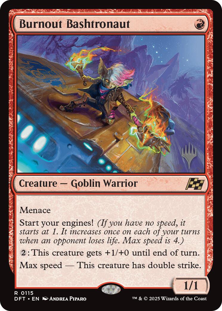 Burnout Bashtronaut (Promo Pack) [Aetherdrift Promos] - Evolution TCG