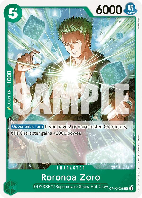 Roronoa Zoro (038) [Royal Blood] - Evolution TCG