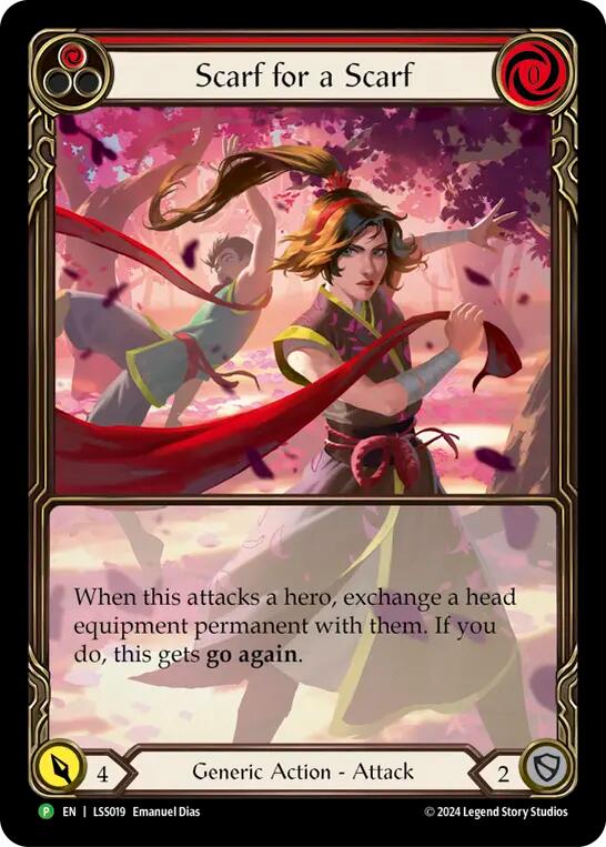 Scarf for a Scarf [LSS019] (Promo)  Rainbow Foil - Evolution TCG