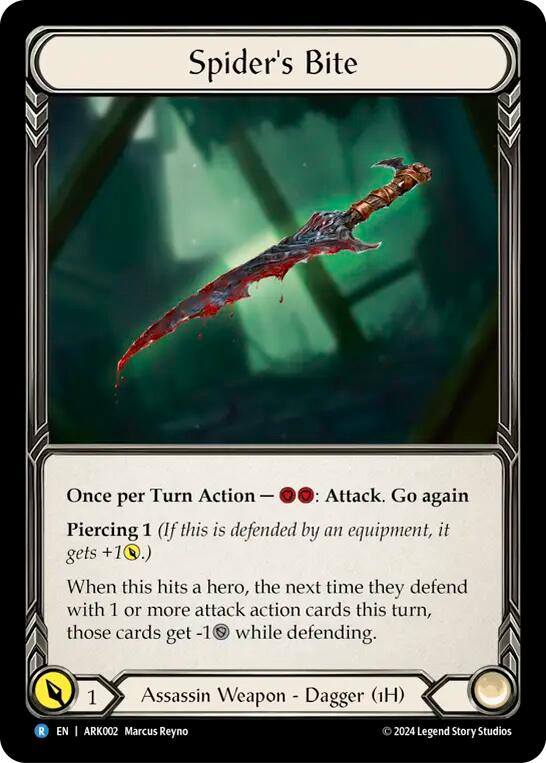 Spider's Bite [ARK002] (The Hunted Arakni Blitz Deck) - Evolution TCG