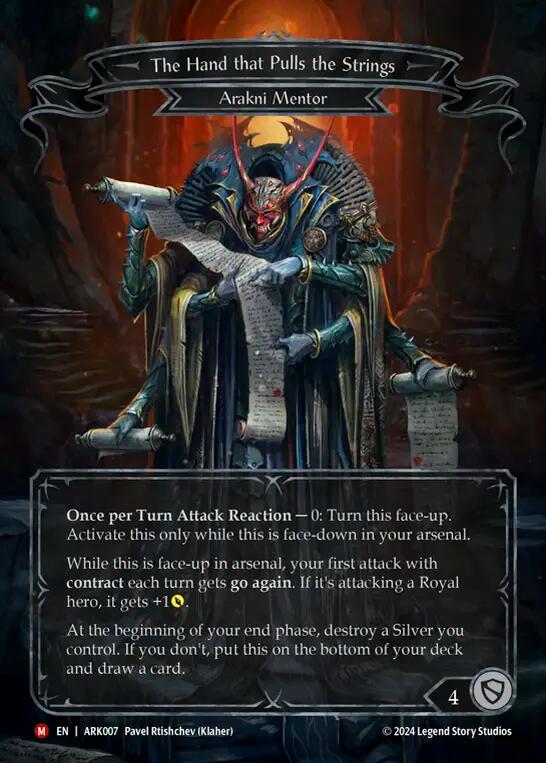 The Hand that Pulls the Strings [ARK007] (The Hunted Arakni Blitz Deck) - Evolution TCG