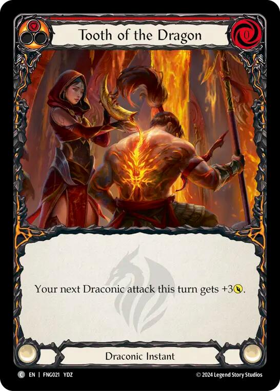 Tooth of the Dragon (Red) [FNG021] (The Hunted Fang Blitz Deck) - Evolution TCG