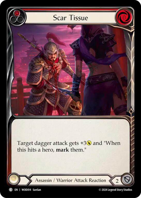 Scar Tissue (Red) [WOD014] (The Hunted Arakni, Web of Deceit Blitz Deck) - Evolution TCG