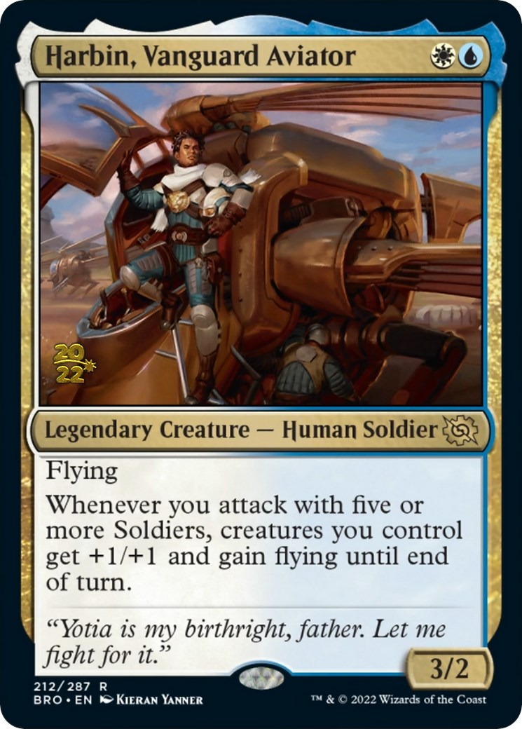 Harbin, Vanguard Aviator [The Brothers' War Prerelease Promos] - Evolution TCG