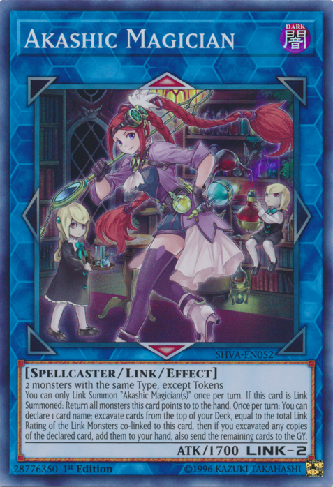 Akashic Magician [SHVA-EN052] Super Rare - Evolution TCG