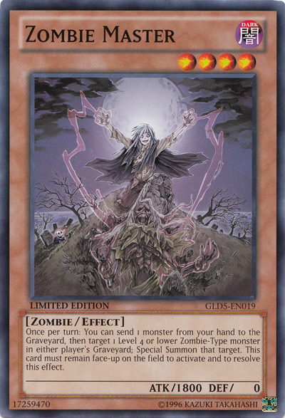 Zombie Master [GLD5-EN019] Common - Evolution TCG