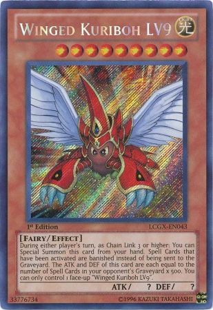 Winged Kuriboh LV9 [LCGX-EN043] Secret Rare - Evolution TCG