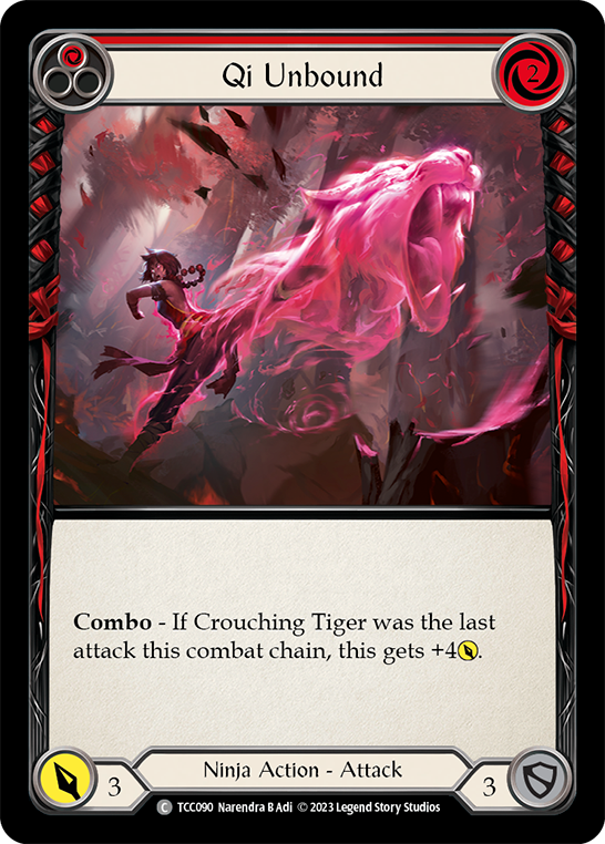 Qi Unbound (Red) [TCC090] (Round the Table: TCC x LSS) - Evolution TCG