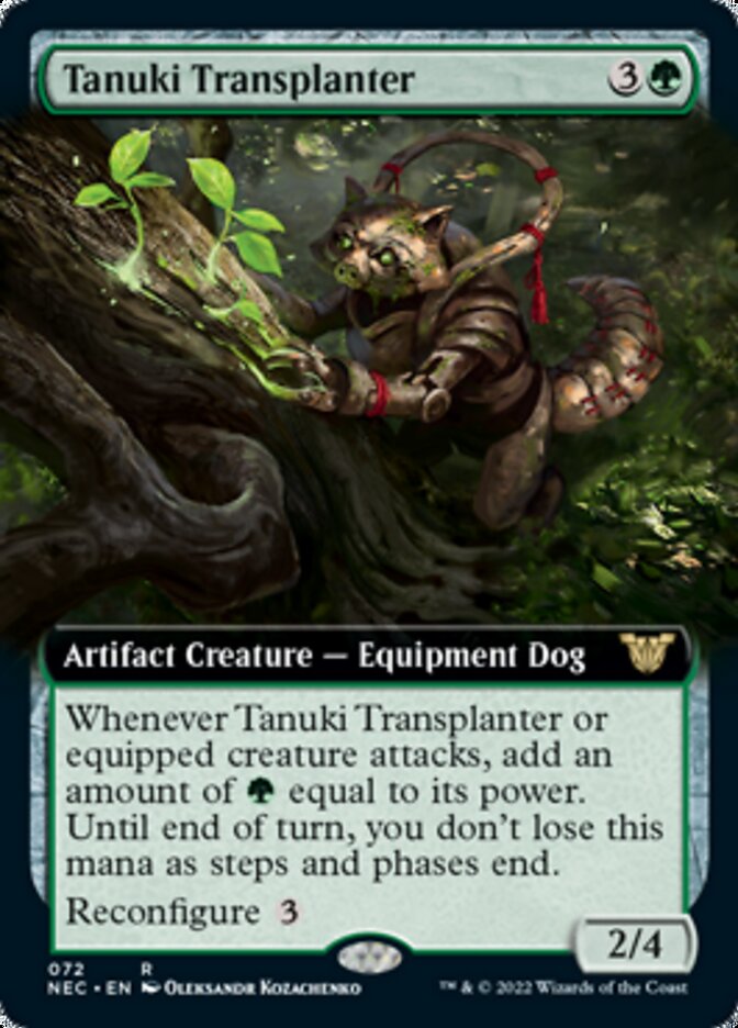 Tanuki Transplanter (Extended Art) [Kamigawa: Neon Dynasty Commander] - Evolution TCG