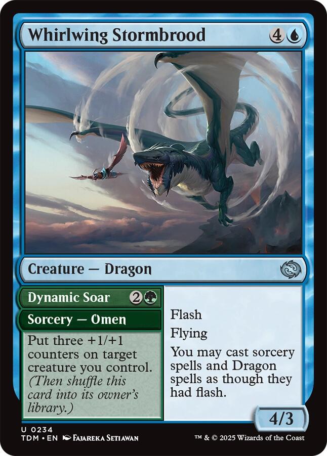 Whirlwing Stormbrood [Tarkir: Dragonstorm] - Evolution TCG