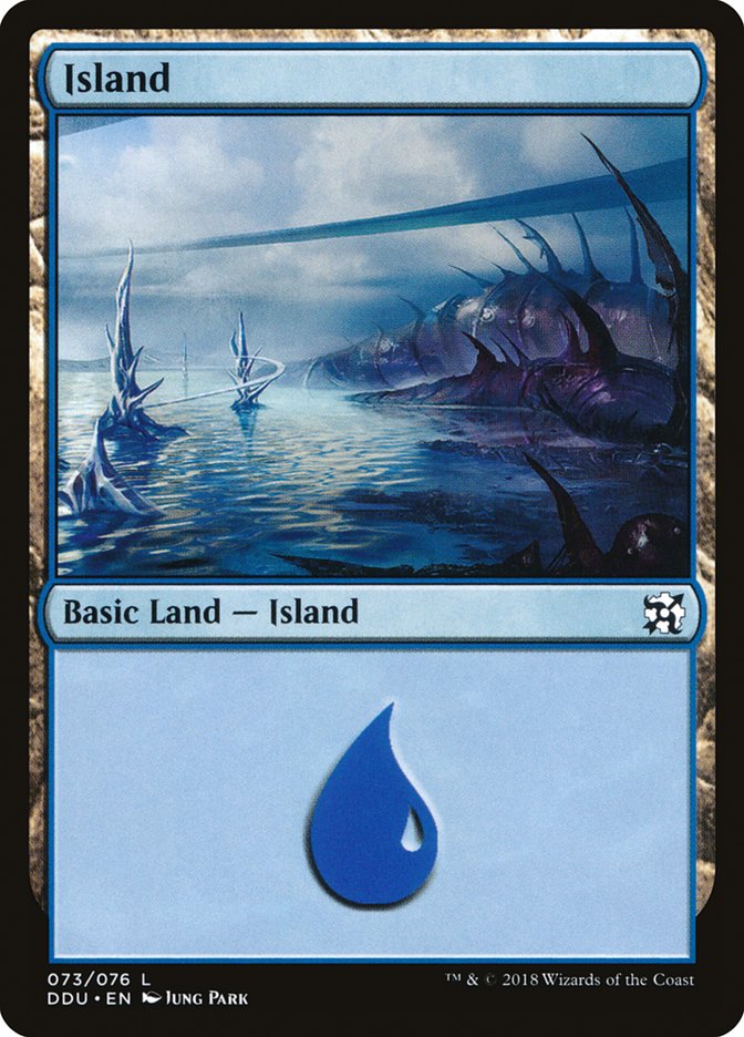 Island (73) [Duel Decks: Elves vs. Inventors] - Evolution TCG