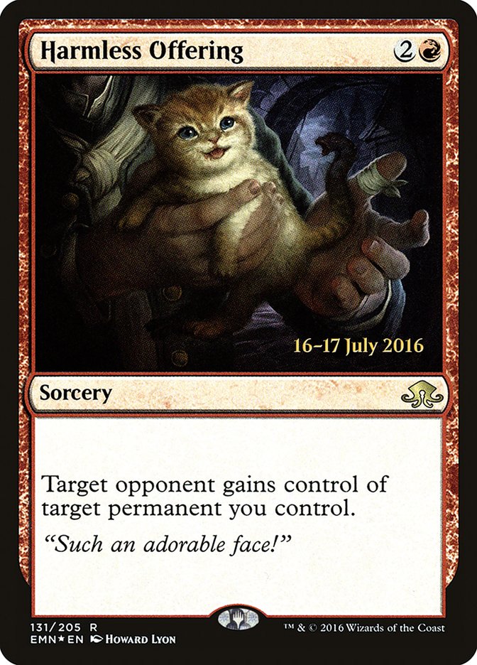 Harmless Offering [Eldritch Moon Prerelease Promos] - Evolution TCG