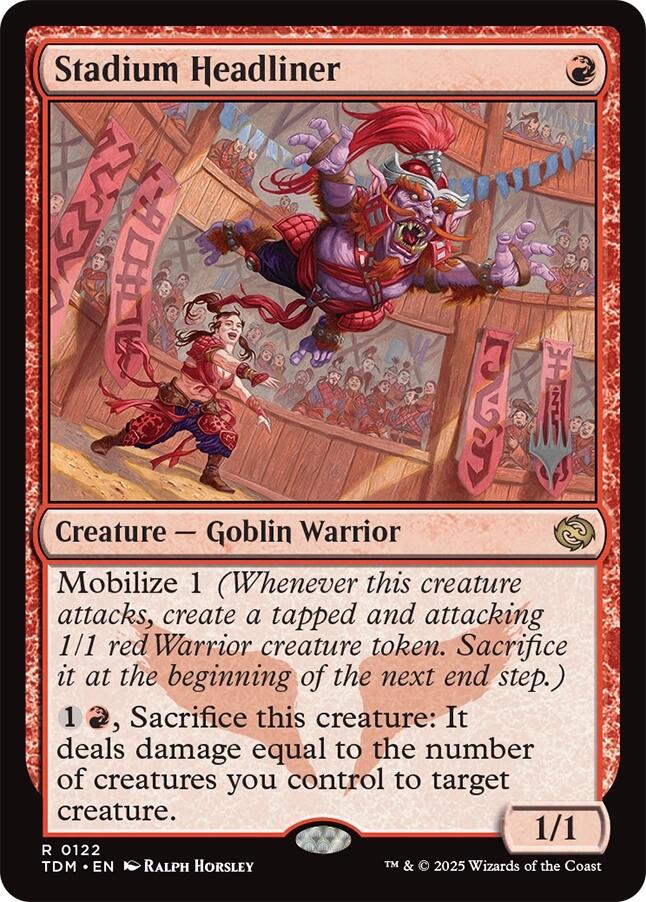 Stadium Headliner [Tarkir: Dragonstorm Promos] - Evolution TCG