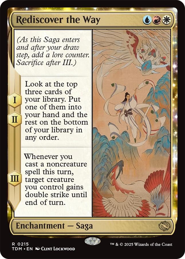 Rediscover the Way [Tarkir: Dragonstorm Promos] - Evolution TCG