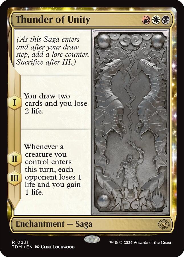 Thunder of Unity [Tarkir: Dragonstorm Promos] - Evolution TCG