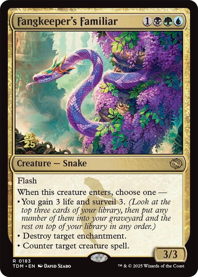 Fangkeeper's Familiar [Tarkir: Dragonstorm Prerelease Promos] - Evolution TCG