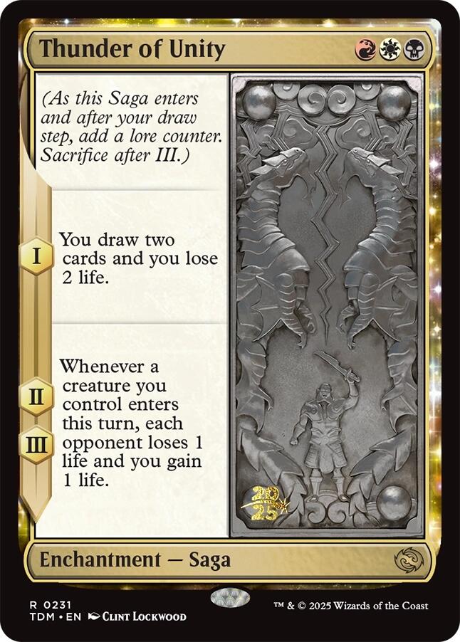 Thunder of Unity [Tarkir: Dragonstorm Prerelease Promos] - Evolution TCG