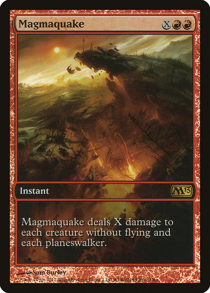 Magmaquake (Game Day) [Magic 2013 Promos] - Evolution TCG