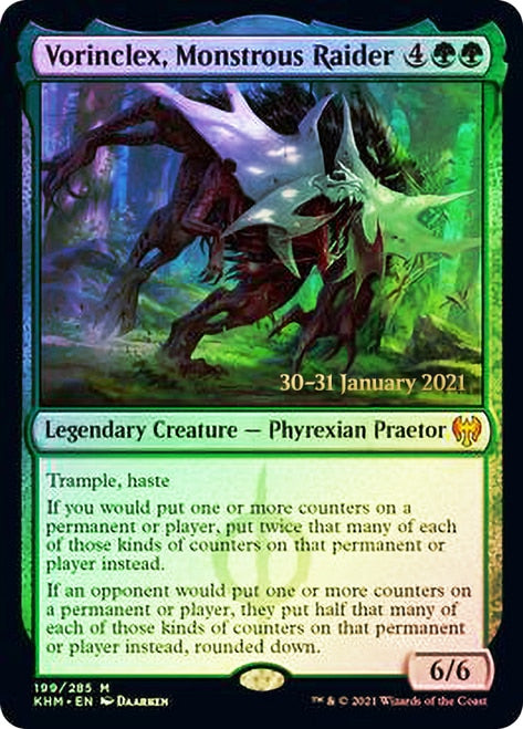 Vorinclex, Monstrous Raider [Kaldheim Prerelease Promos] - Evolution TCG