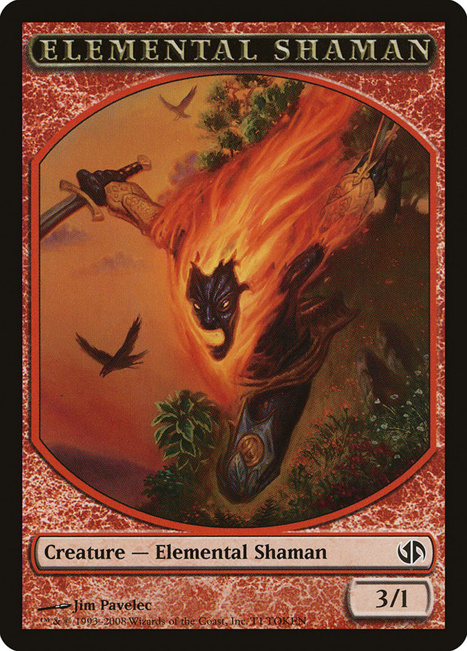 Elemental Shaman Token [Duel Decks: Jace vs. Chandra Tokens] - Evolution TCG