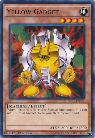 Yellow Gadget [SDGR-EN011] Common - Evolution TCG