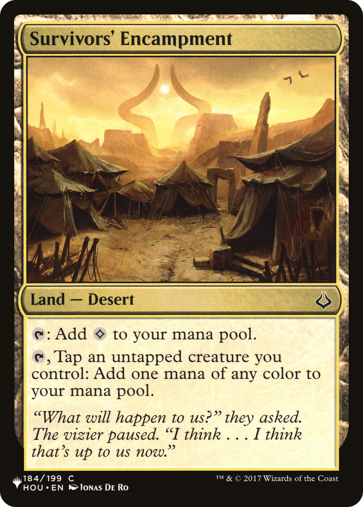 Survivors' Encampment [The List] - Evolution TCG