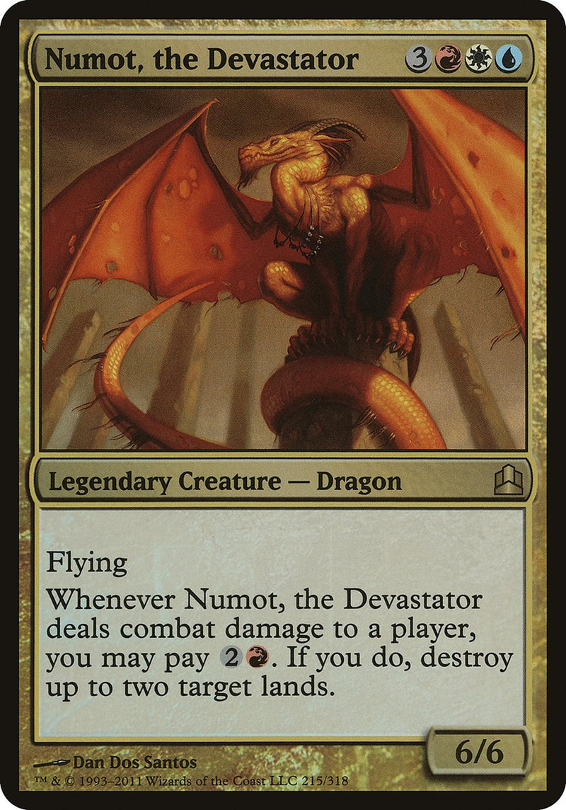 Numot, the Devastator (Oversized) [Commander 2011 Oversized] - Evolution TCG